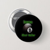 Imma Shot Caller Billiards Pool T-Shirt Button (Vorne & Hinten)