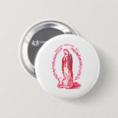 Immaculate Conception Dec 8 Virgin Mary Catholic D Button (Vorne & Hinten)