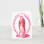 Immaculate Conception Dec 8 Virgin Mary Catholic D Karte (Vorderseite)