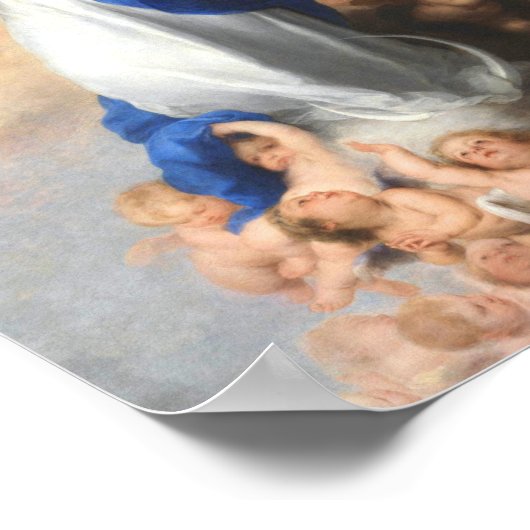 Immaculate Conception Of Virgin Mary Murillo Poster (Ecke)