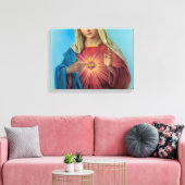 Immaculate Heart Of Mary Leinwanddruck (Insitu (Wohnzimmer))