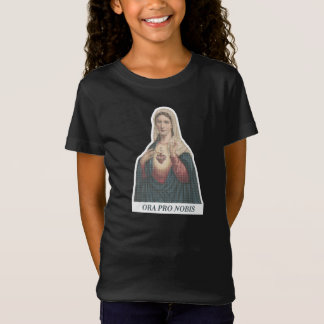 Immaculate Heart of Mary Ora Pro Nobis Icon T-Shirt