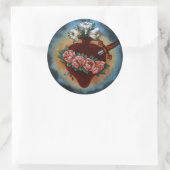 Immaculate Heart Of Mary Runder Aufkleber (Tasche)