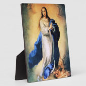 Immakkulieren der Konzeption Gold Fotoplatte (Seite)