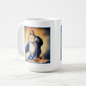 Immakkulieren der Konzeption Gold Kaffeetasse (Vorderseite Links)