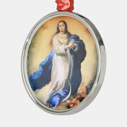 Immakkulieren der Konzeption Gold Ornament Aus Metall (Links)