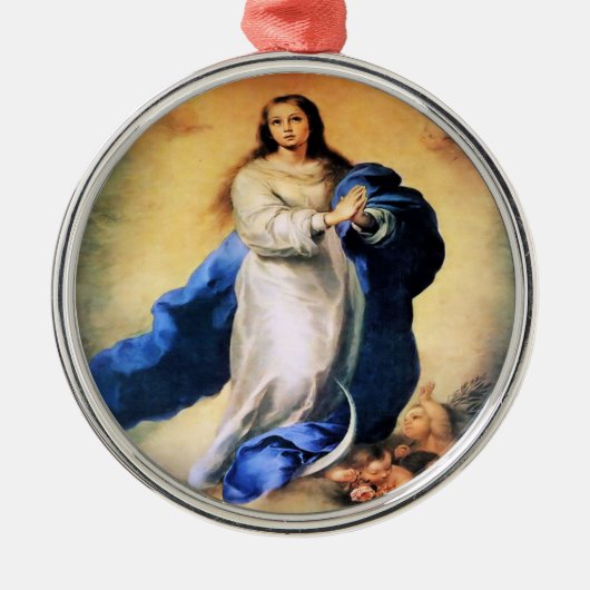 Immakkulieren der Konzeption Gold Ornament Aus Metall (Vorne)