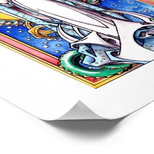 Immakkulierende Konzeption drucken - Vollfarben Poster (Ecke)