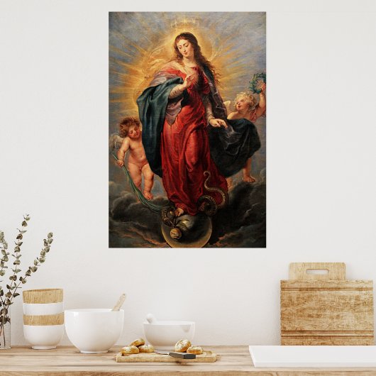Immakulieren Herz Jungfrau Mary Poster - Virgen Ma (Küche)