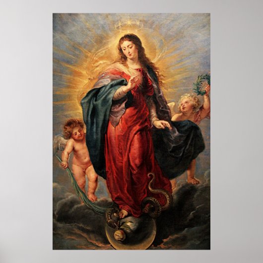 Immakulieren Herz Jungfrau Mary Poster - Virgen Ma (Vorne)