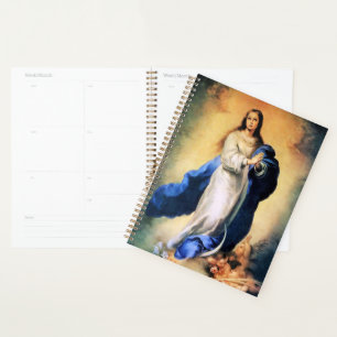 Immakulieren von Conception Gold mit Memorare Planer