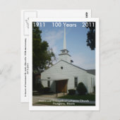 Immanuel 100 Jahre Postkarte (Vorne/Hinten)