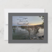 Immanuel (Emmanuel) Card Mitteilungskarte (Vorderseite)