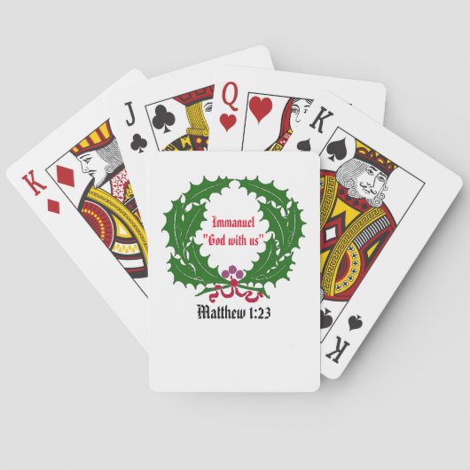 Immanuel Gott mit uns anpassen Spielkarten (Rückseite)