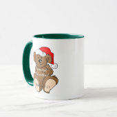 Immanuel Gott mit uns Weihnachten Teddy Customize Tasse (Vorderseite Links)
