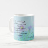 Immanuel, Isaiah 7:14 Kaffeetasse (Vorderseite Links)