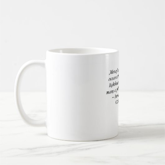 Immanuel Kant auf Metaphysik und Philosophie Kaffeetasse (Links)