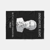 Immanuel Kant Funny Philosophy Sprichwort Gift Fleecedecke (Vorderseite (Horizontal))