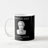 Immanuel Kant Funny Philosophy Sprichwort Gift Kaffeetasse (Links)