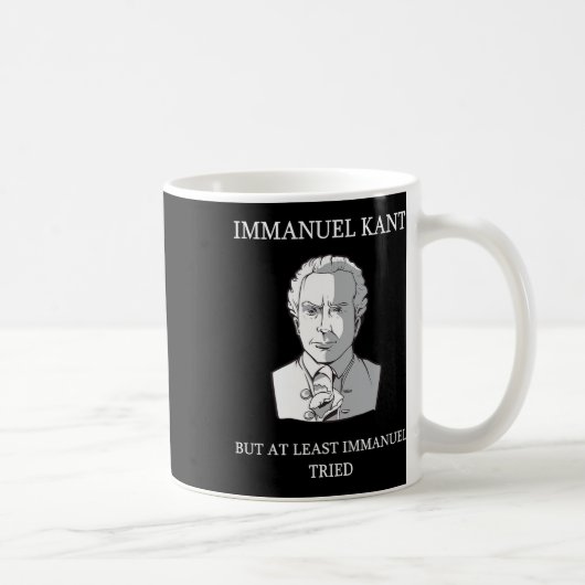 Immanuel Kant Funny Philosophy Sprichwort Gift Kaffeetasse (Rechts)