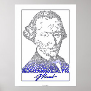 Immanuel Kant. Gründer der deutschen Philosophie. Poster