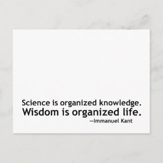 Immanuel Kant Kontinuität Postkarte