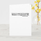 Immanuel Kant Quotation Karte (Gelbe Blume)