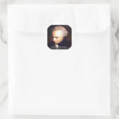Immanuel Kant Science VS Wissensziffer Geschenke Runder Aufkleber (Tasche)
