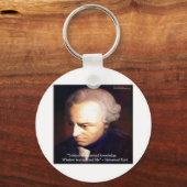 Immanuel Kant Science VS Wissensziffer Geschenke Schlüsselanhänger (Vorderseite)