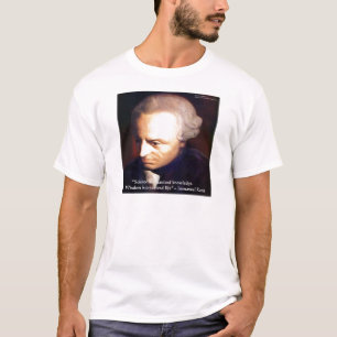 Immanuel Kant Science VS Wissensziffer Geschenke T-Shirt