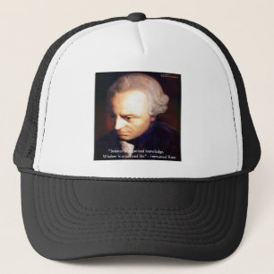Immanuel Kant Science VS Wissensziffer Geschenke Truckerkappe