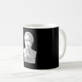 Immanuel Kant Statue Kaffeetasse (VorderseiteRechts)