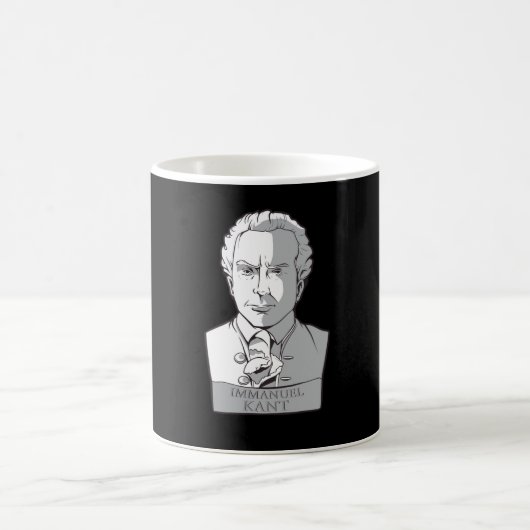 Immanuel Kant Statue Kaffeetasse (Mittel)