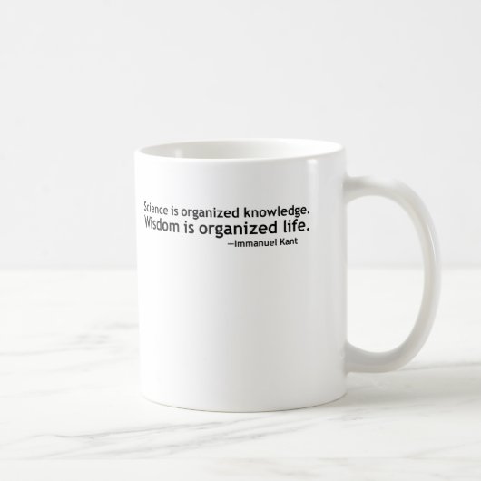 Immanuel Kant-Zitat Kaffeetasse (Rechts)