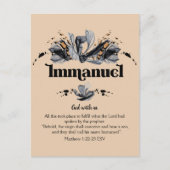 Immanuel | Namen der Gottesbibel Postkarte (Vorderseite)