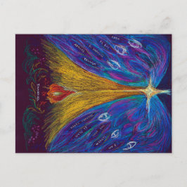 Immanuel Oil Pastel von Christina Wert, Postkarte