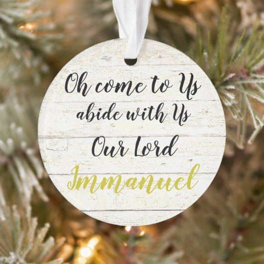 Immanuel Ornament (Baum)