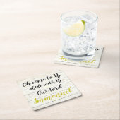 Immanuel Rechteckiger Pappuntersetzer (Vor Ort)