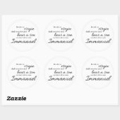 Immanuel Sticker (Blatt)