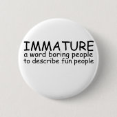 Immaterialität Button (Vorderseite)