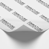 Immaterialität Geschenkpapier (Ecke)