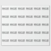 Immaterialität Geschenkpapier (Flach)