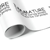 Immaterialität Geschenkpapier (Rolleneckpunkt)