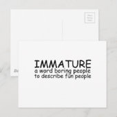 Immaterialität Postkarte (Vorne/Hinten)