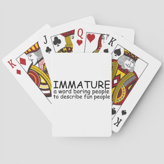 Immaterialität Spielkarten (Rückseite)