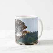 Immaterieller Adler für den Start bereit Kaffeetasse (VorderseiteRechts)