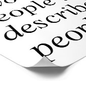 Immature Definition Funny Poster (Ecke)