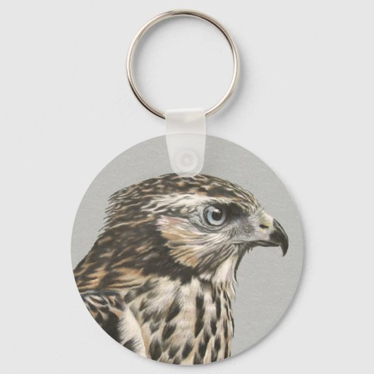 Immature Goshawk Schlüsselanhänger (Vorderseite)