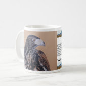 Immature Harris Hawk Kaffeetasse (Vorderseite Links)