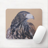 Immature Harris Hawk Mousepad (Mit Mouse)